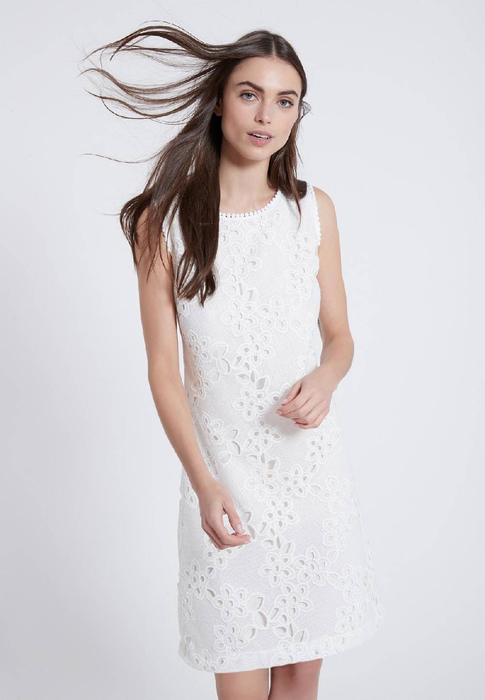 Ana Alcazar Ausschnitt Kleid Zedyl