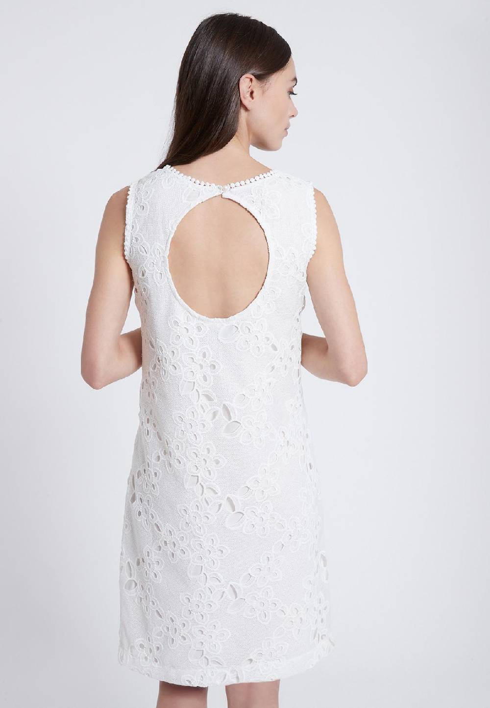 Ana Alcazar Ausschnitt Kleid Zedyl