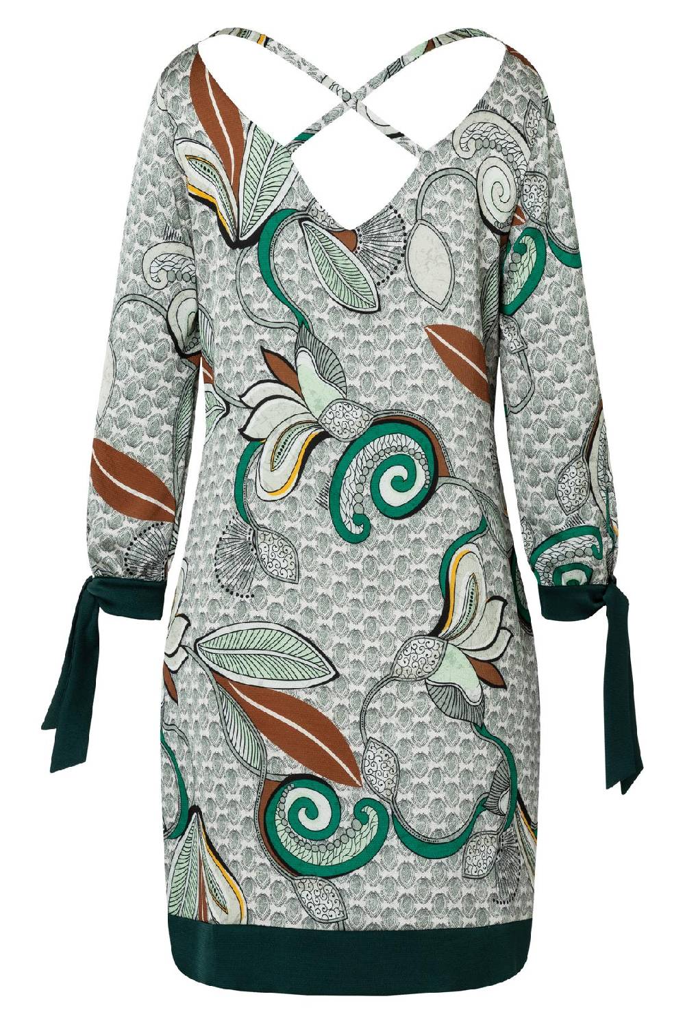 Ana Alcazar Ausschnitt Kleid Zesmy