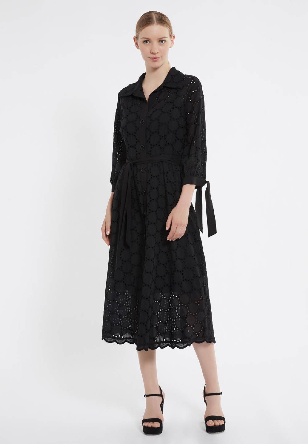 Ana Alcazar Baumwoll Blusenkleid Zekos