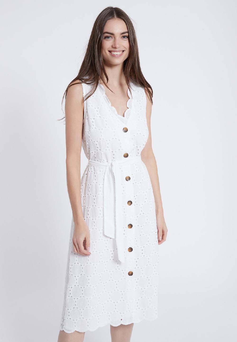 Ana Alcazar Baumwollkleid A-Linie Zekyl