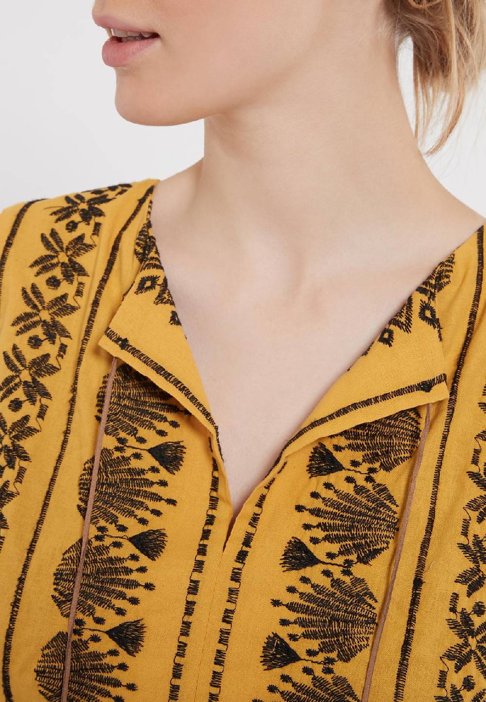 Ana Alcazar Baumwollkleid Midi Zelmy