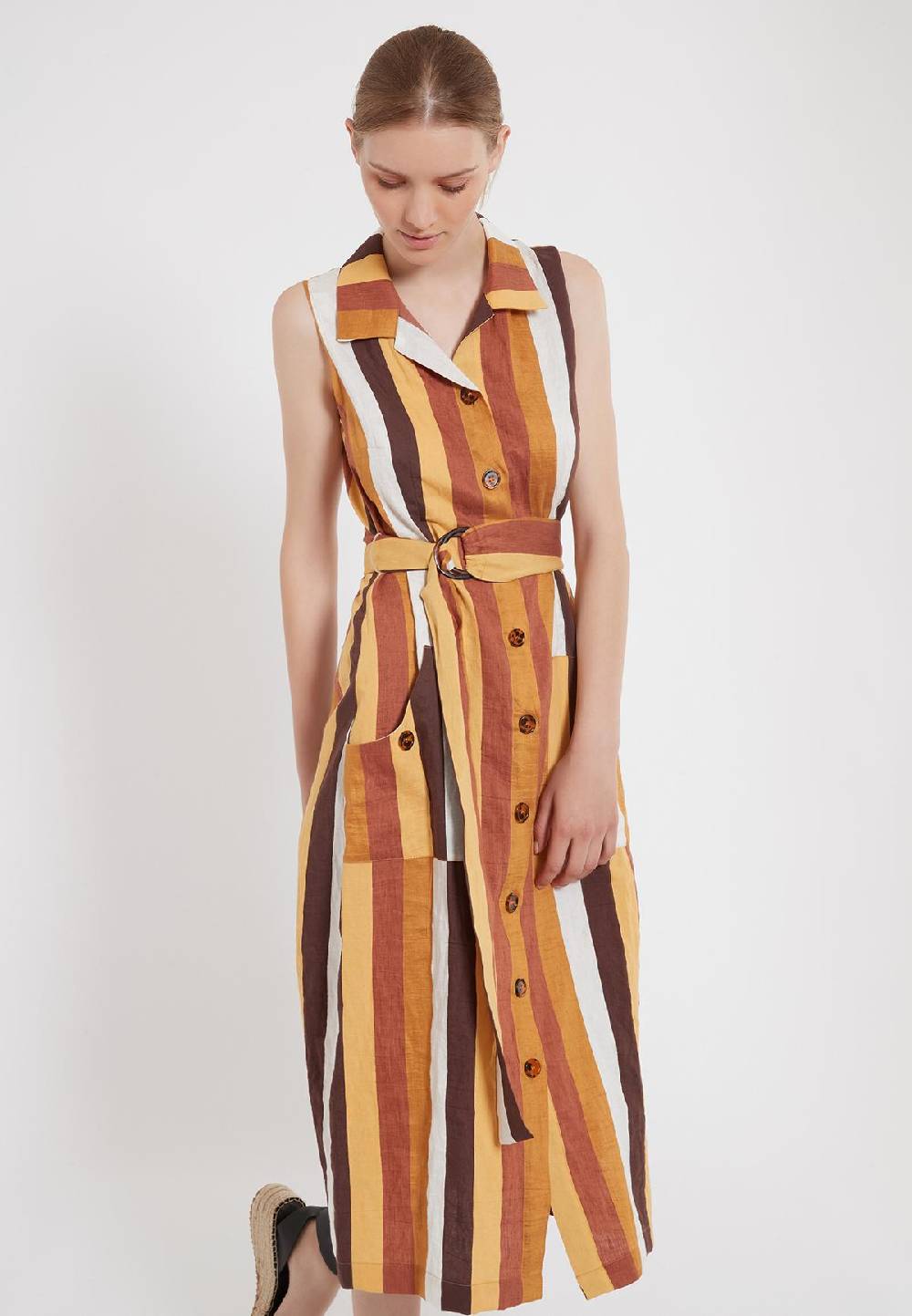 Ana Alcazar Baumwollmix Blusenkleid Zenil