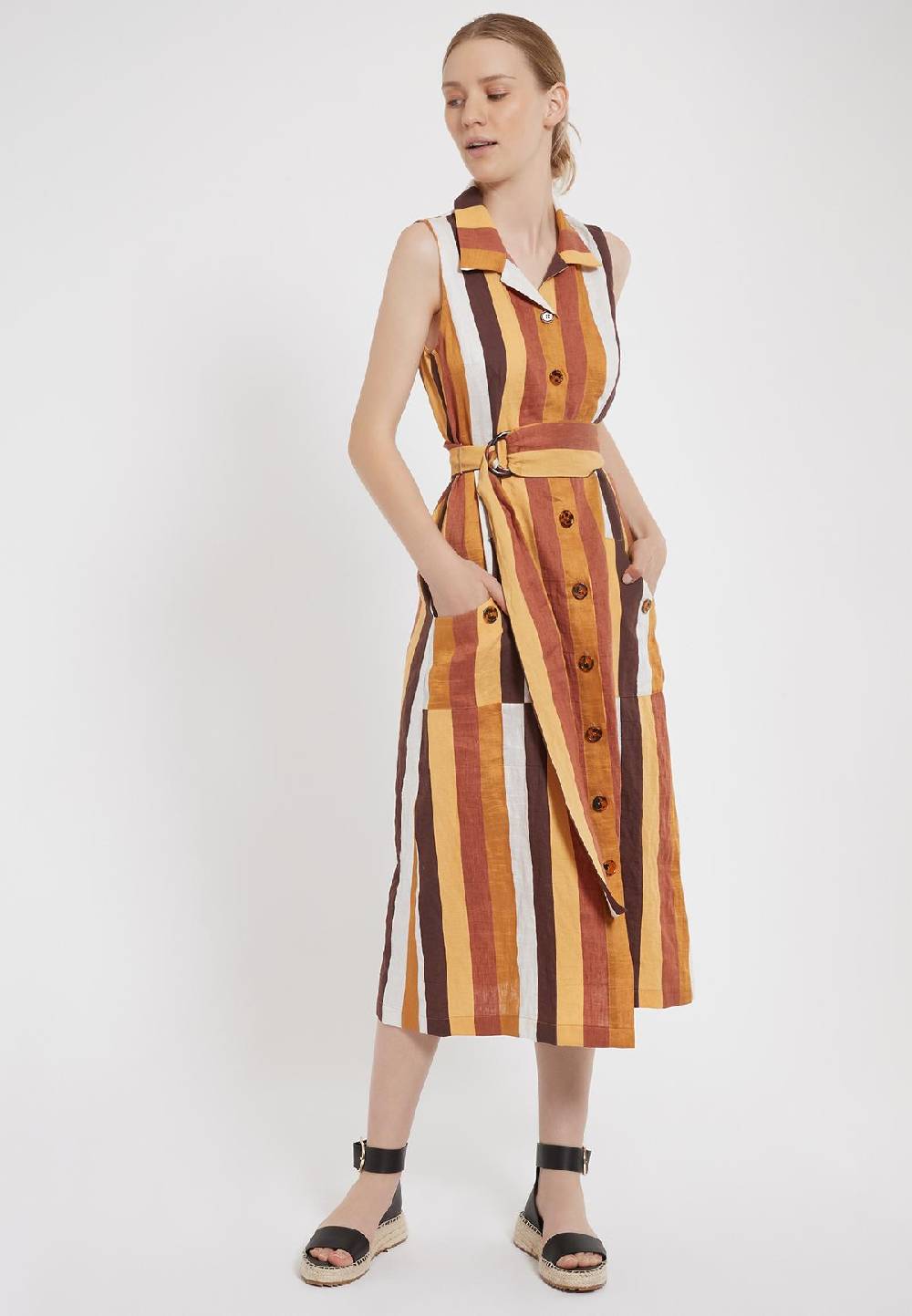 Ana Alcazar Baumwollmix Blusenkleid Zenil