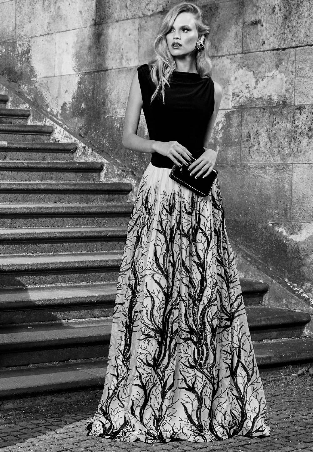Ana Alcazar Black Label Maxi Paillettenkleid No. 78
