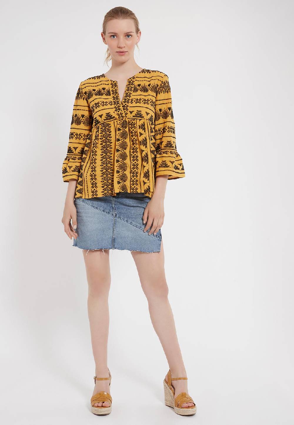 Ana Alcazar Bluse Baumwolle Zello