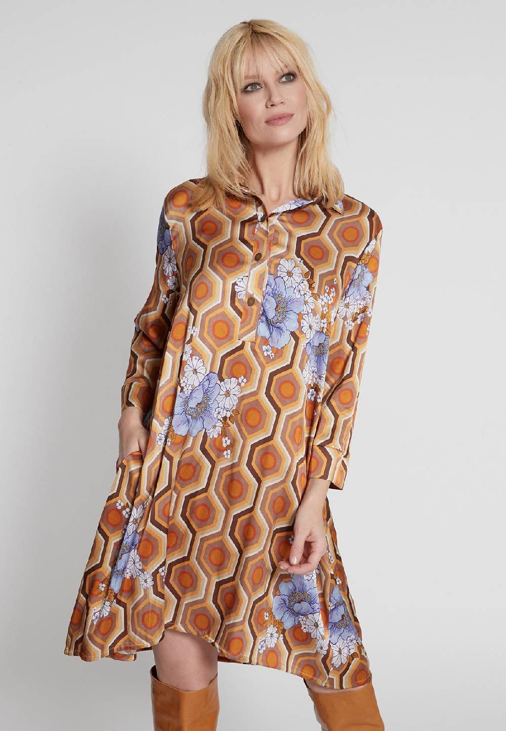 Ana Alcazar Blusenkleid Hakine