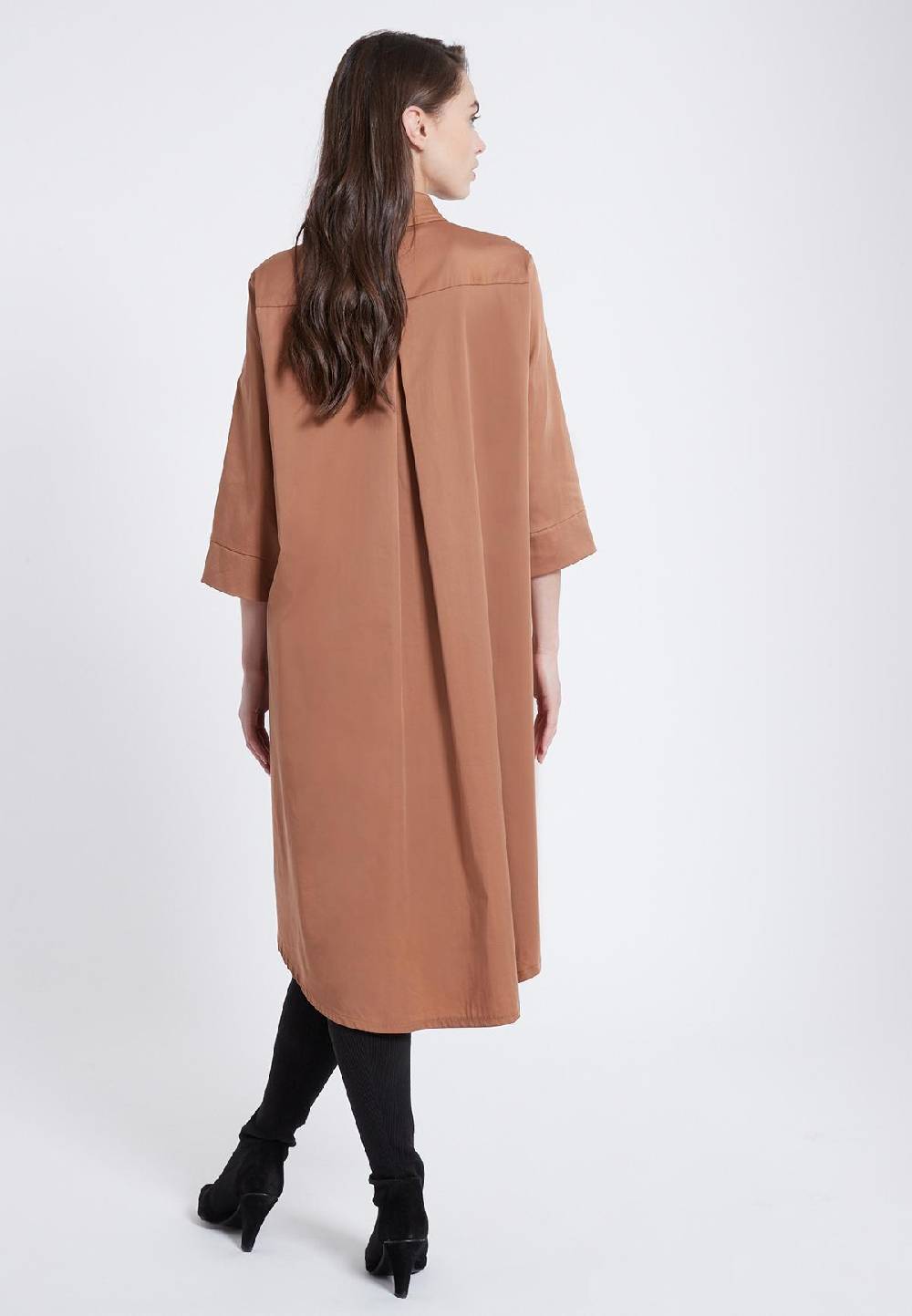 Ana Alcazar Blusenkleid Zepoa Braun