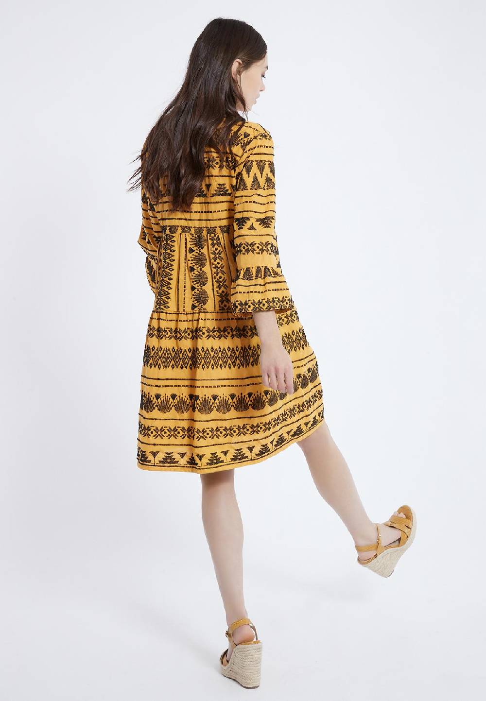 Ana Alcazar Boho Baumwollkleid Zelma