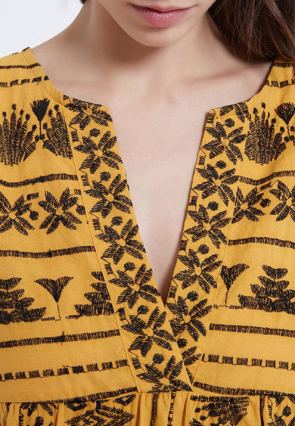 Ana Alcazar Boho Baumwollkleid Zelma