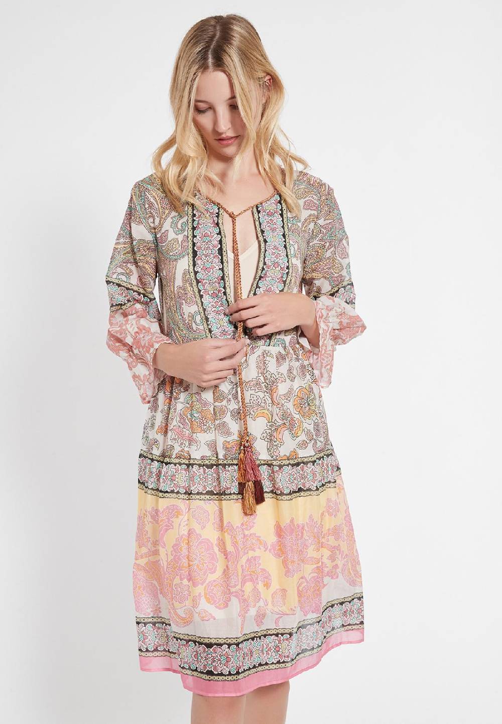 Ana Alcazar Boho-Kleid Cebai