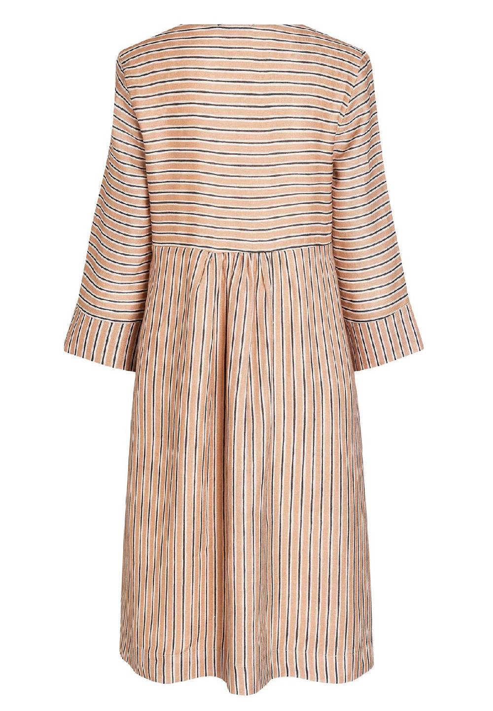 Ana Alcazar Boho Leinenkleid Zemai