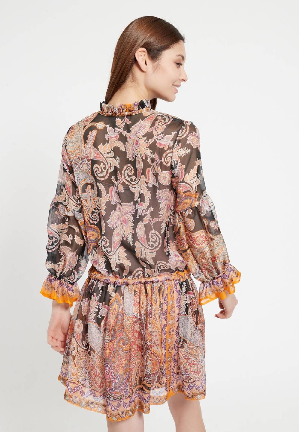 Ana Alcazar Boho Seidenkleid Zezoy