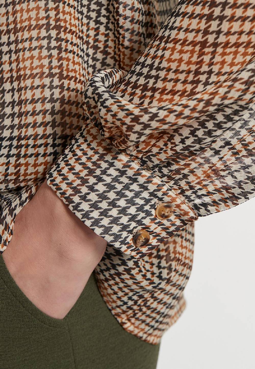 Ana Alcazar Chiffonbluse Efily