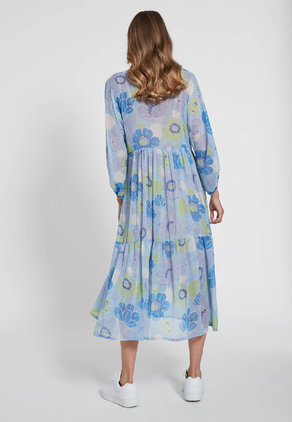 Ana Alcazar Chiffonkleid Galoris