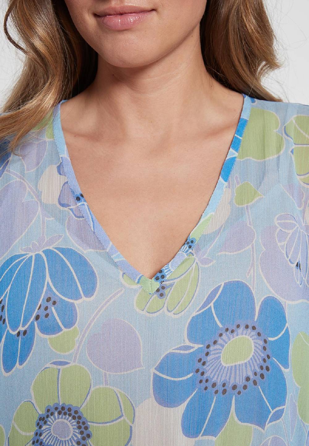 Ana Alcazar Chiffonkleid Galoris