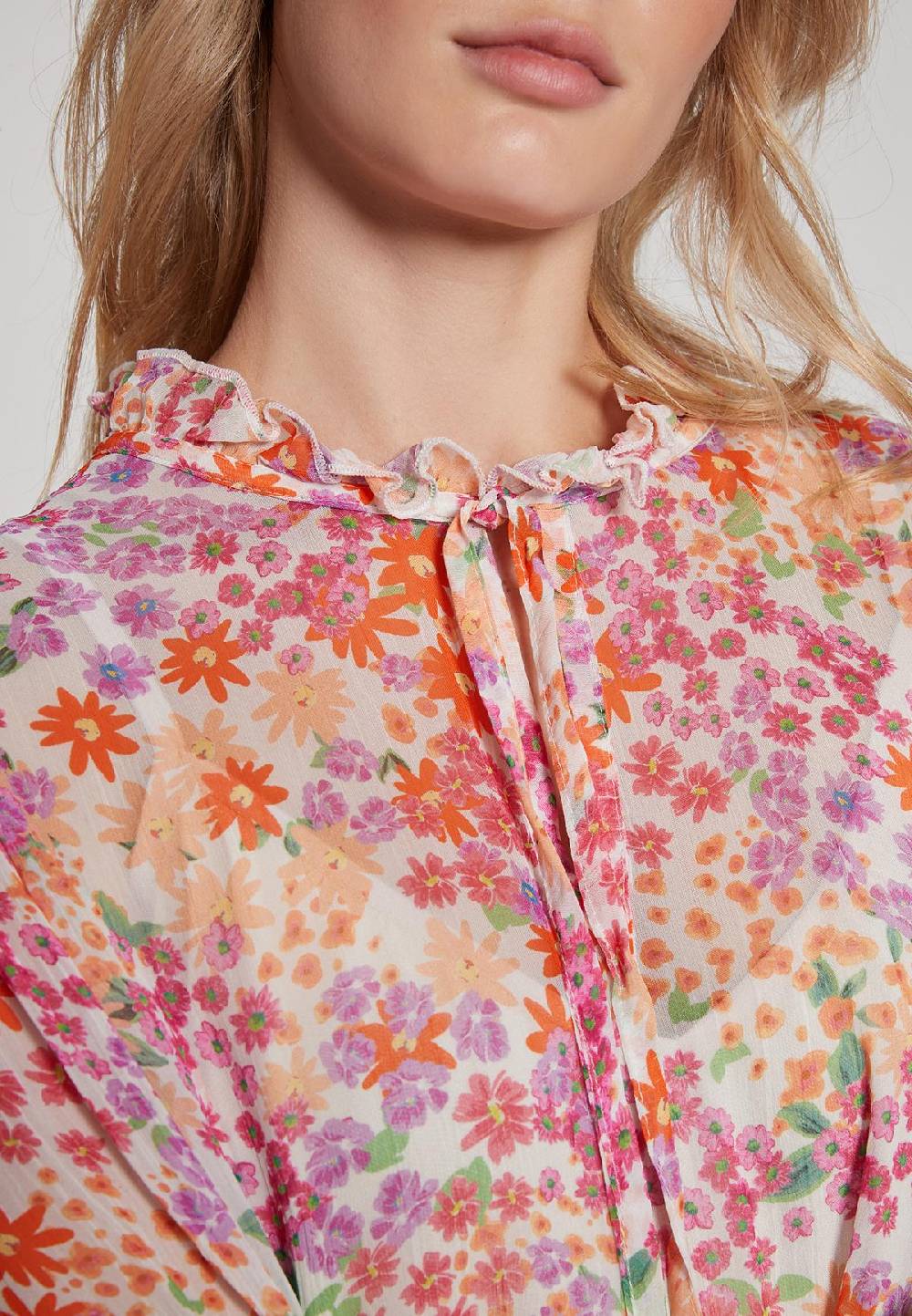 Ana Alcazar Chiffonkleid Gifora