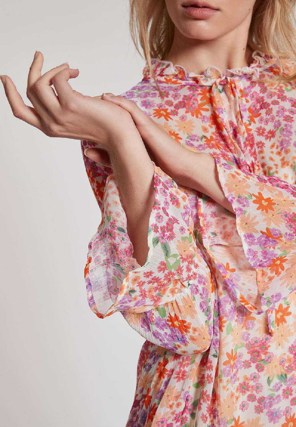 Ana Alcazar Chiffonkleid Gifora