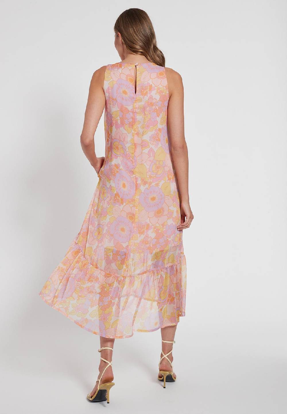 Ana Alcazar Chiffonkleid Gormea