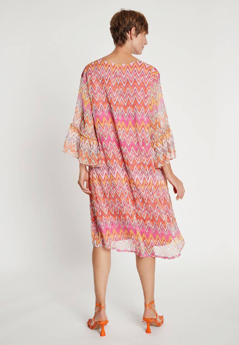 Ana Alcazar Chiffonkleid Libea