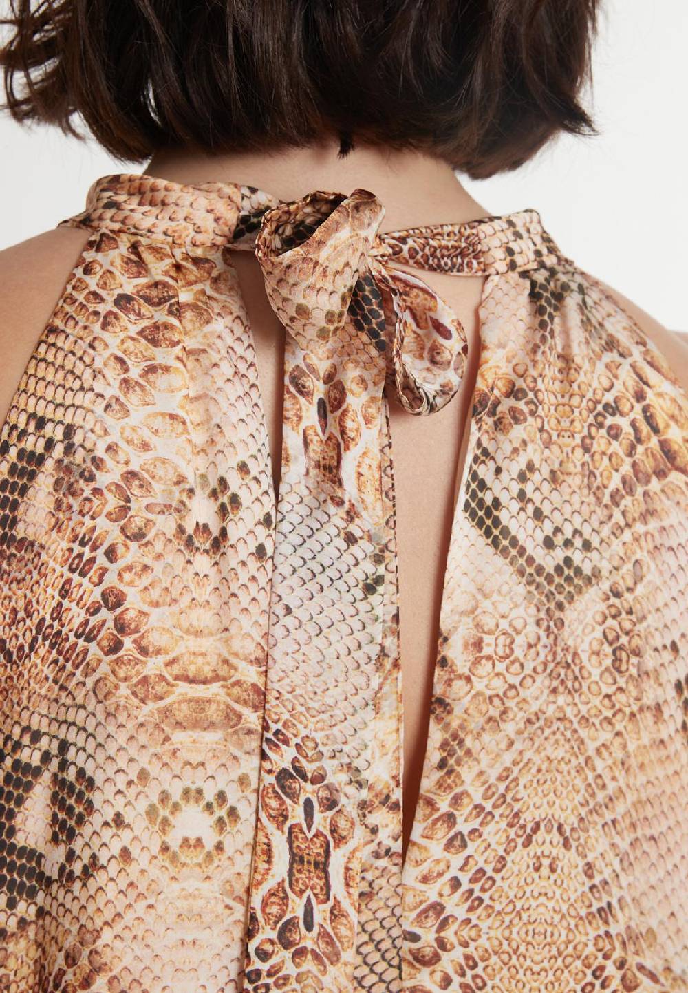 Ana Alcazar Chiffonkleid Pakyna