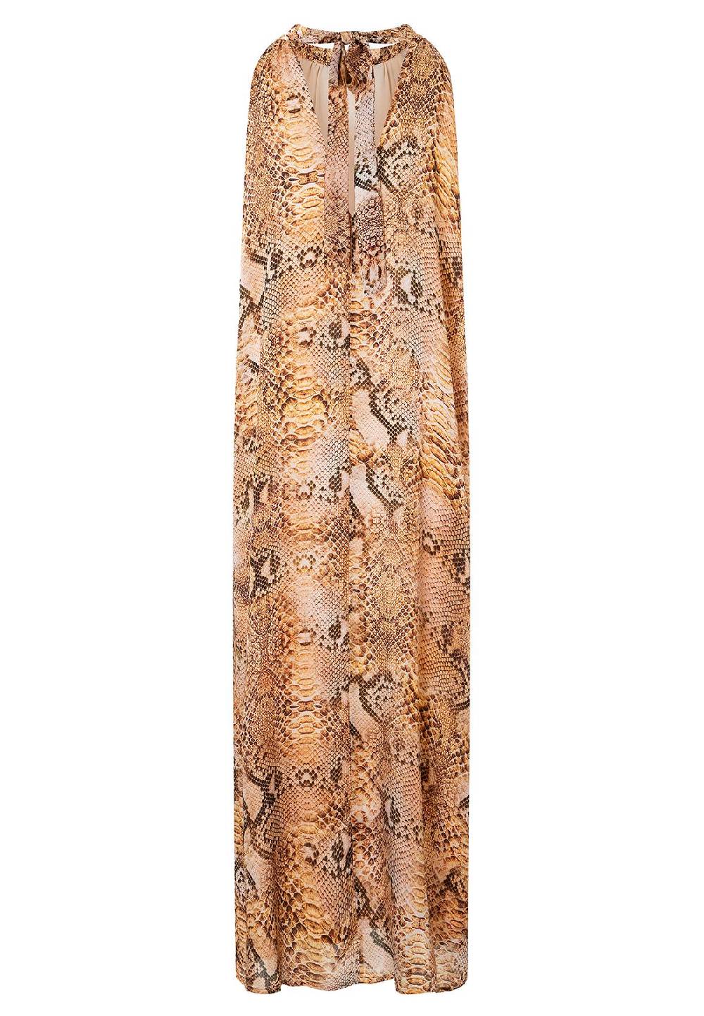 Ana Alcazar Chiffonkleid Pakyna