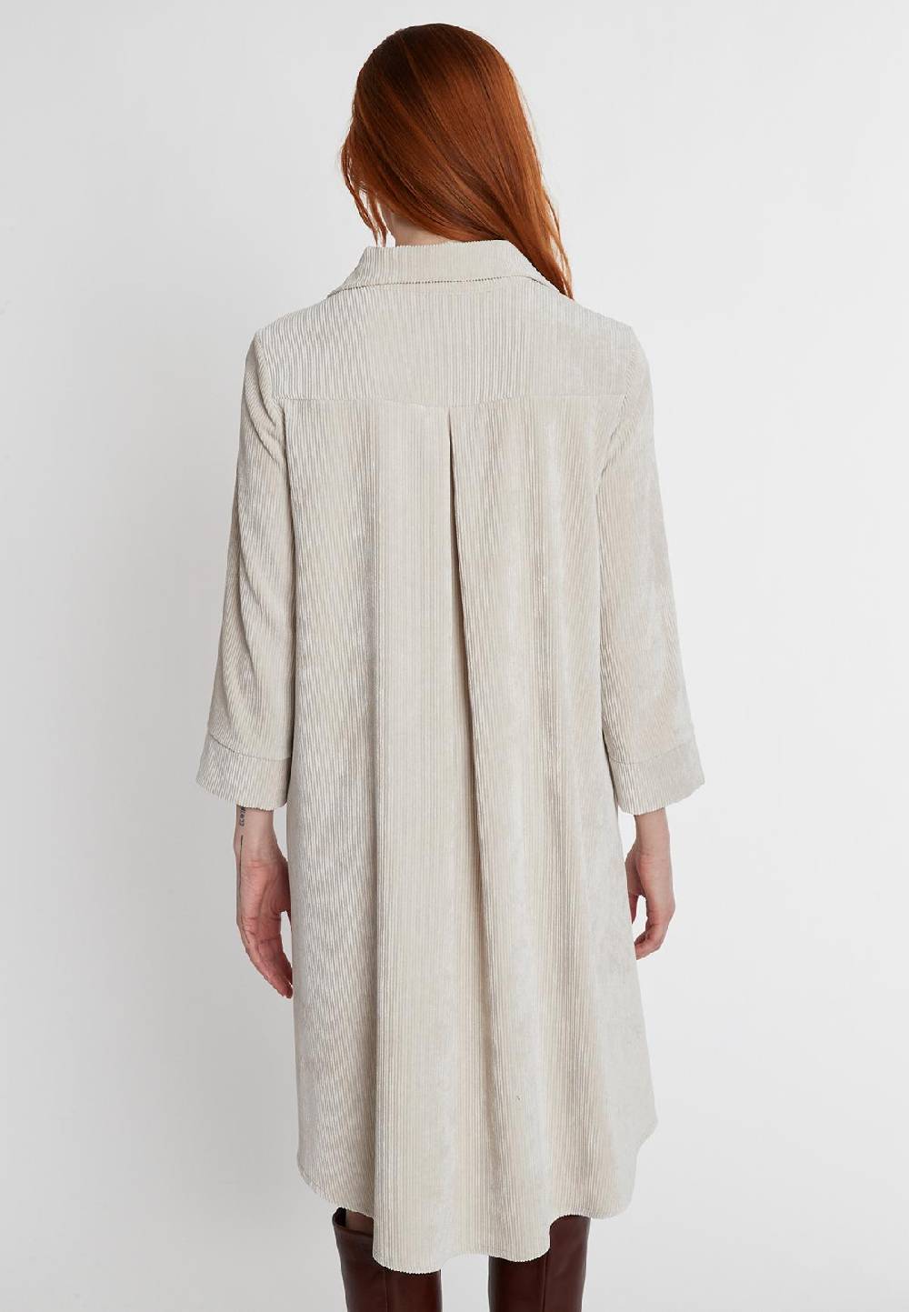 Ana Alcazar Cord Hemdblusenkleid Sastoa