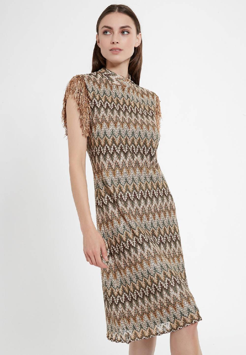 Ana Alcazar Fransenkleid Ciba