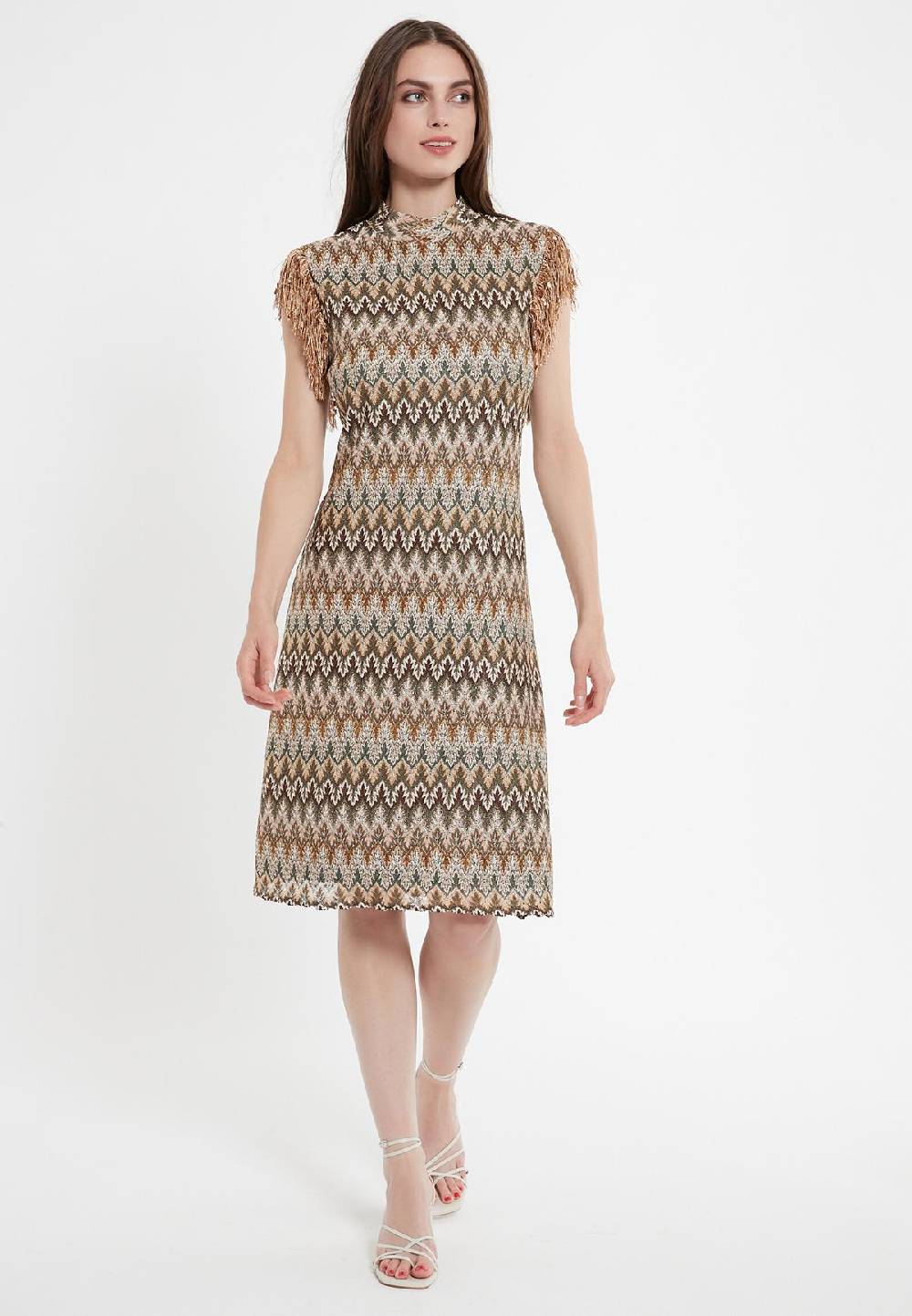 Ana Alcazar Fransenkleid Ciba