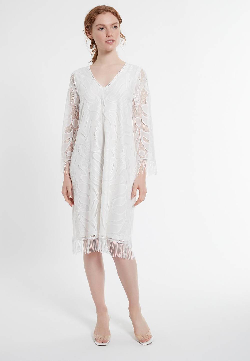 Ana Alcazar Fransenkleid Darlya