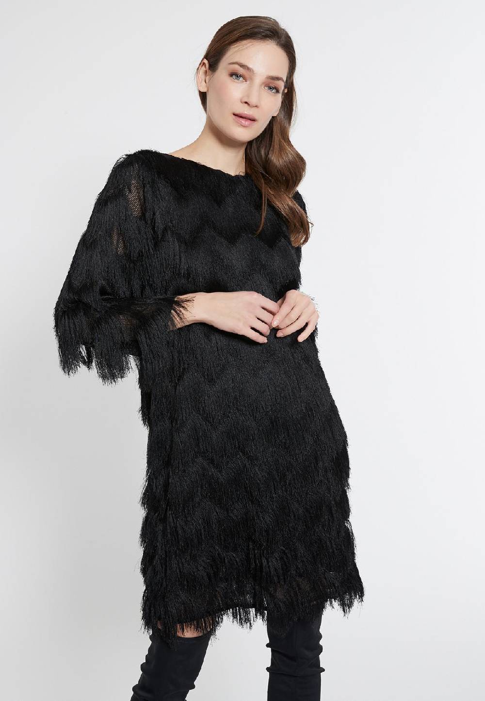 Ana Alcazar Fransenkleid Eccane