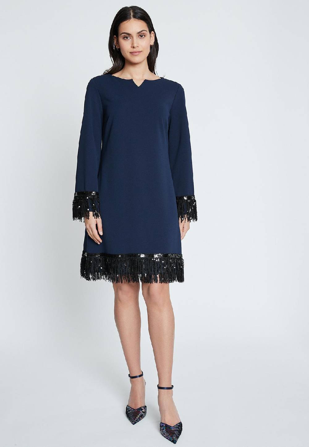 Ana Alcazar Fransenkleid Imones