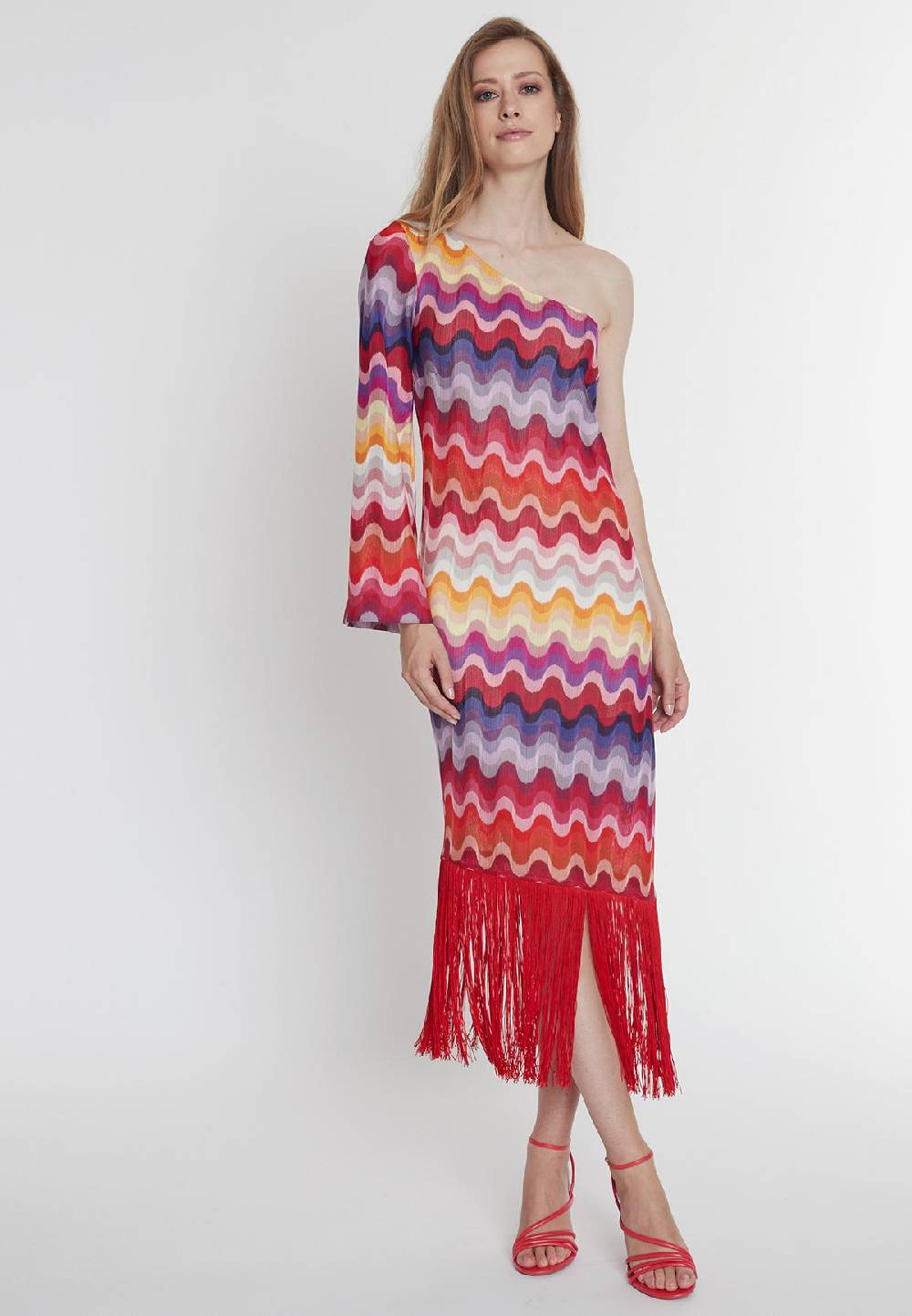 Ana Alcazar Fransenkleid Piwane