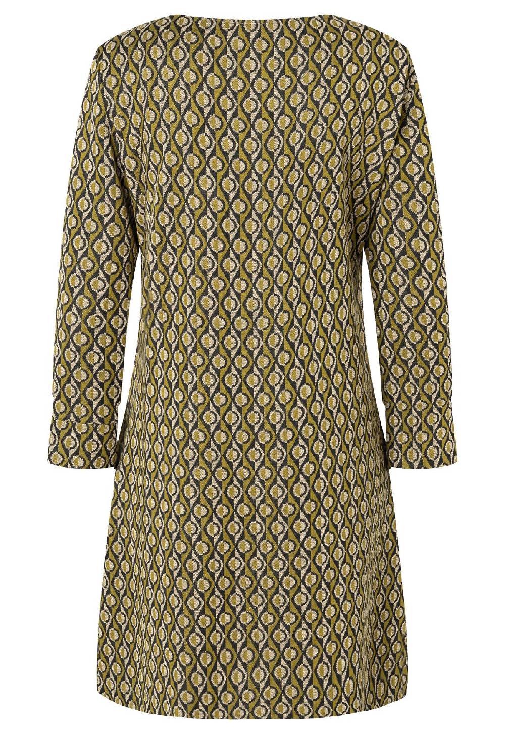 Ana Alcazar Grün-Goldenes Tunikakleid Penalisa