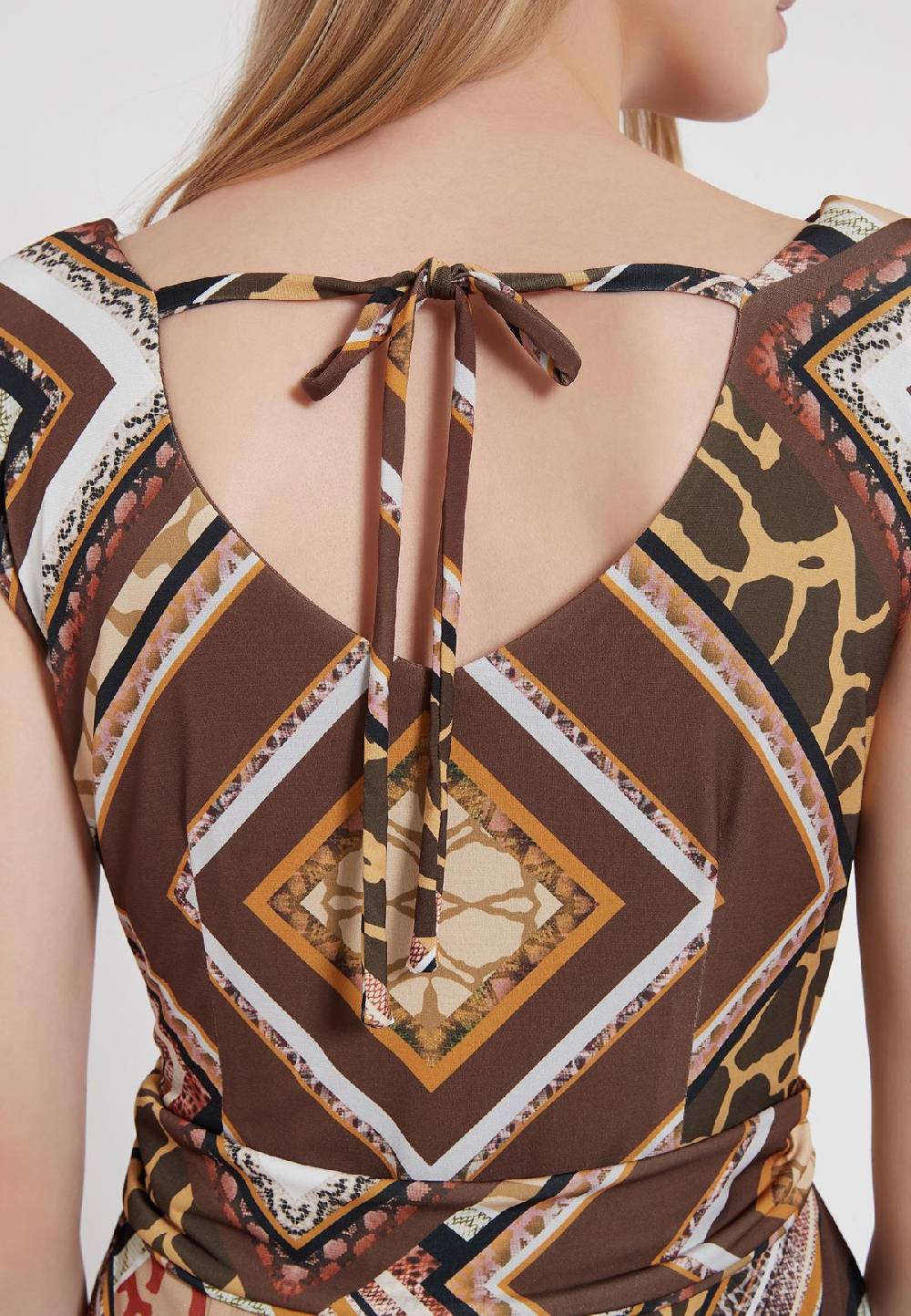 Ana Alcazar Gürtel Kleid Zinos