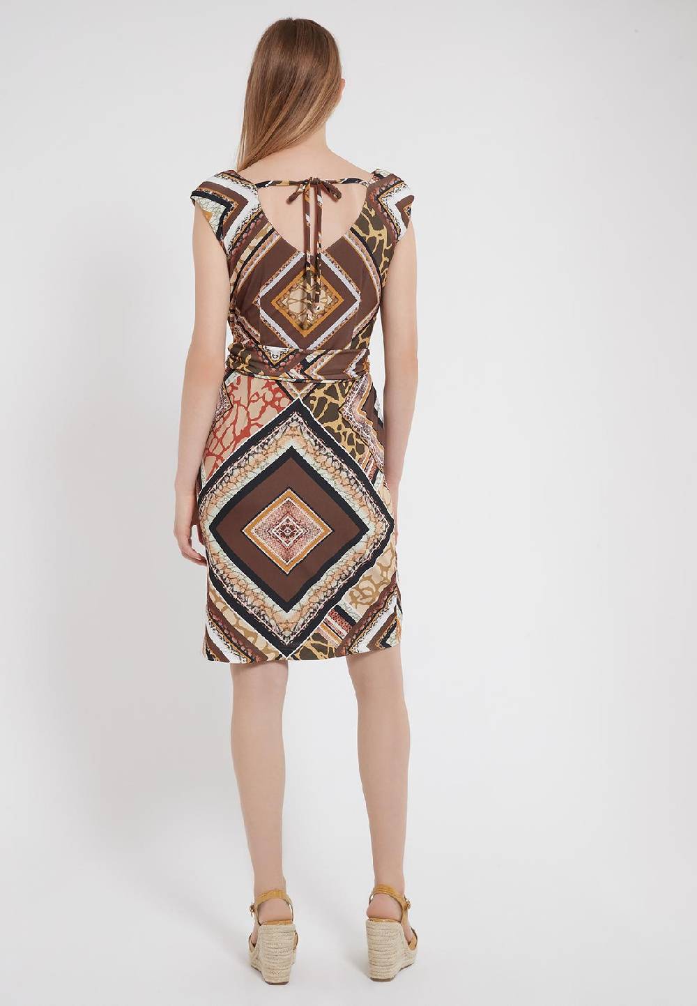 Ana Alcazar Gürtel Kleid Zinos