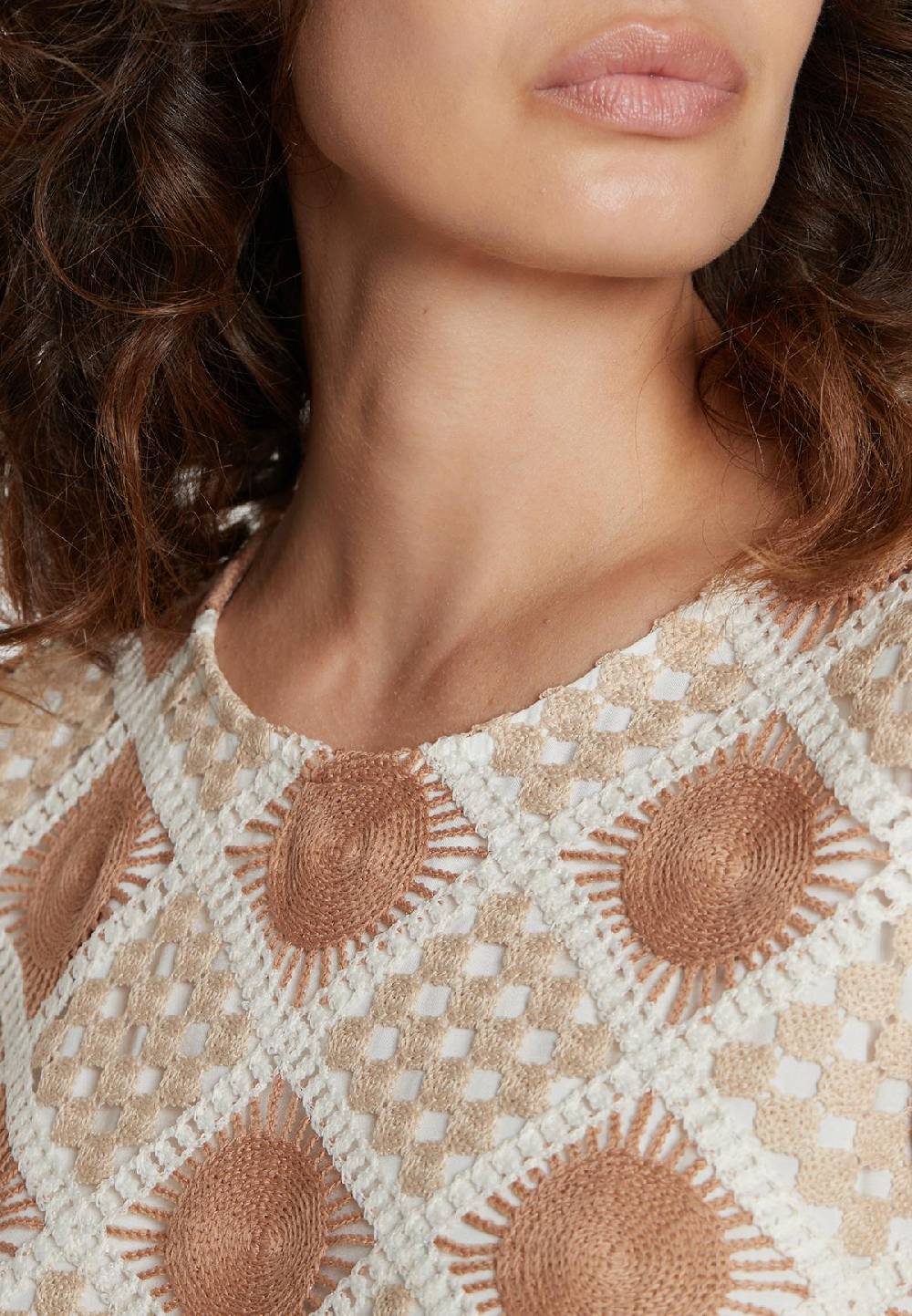 Ana Alcazar Häkelkleid Kabene