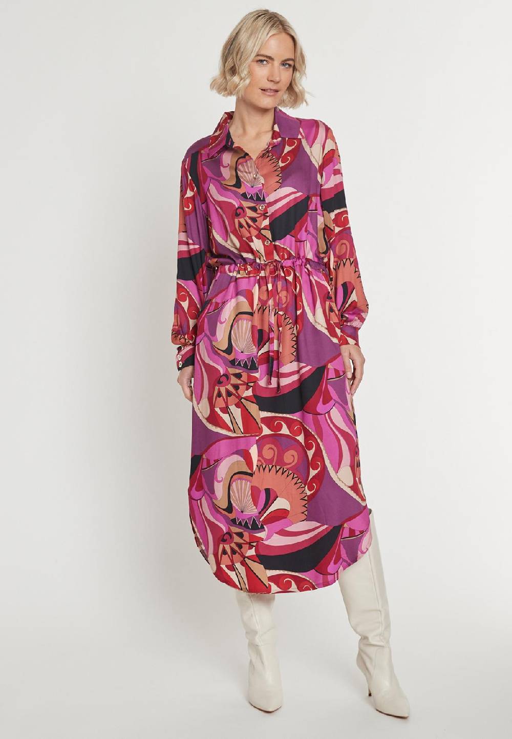 Ana Alcazar Hemdblusenkleid Makaro