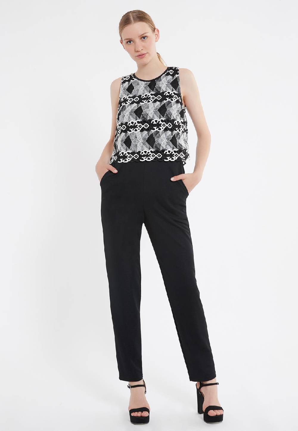 Ana Alcazar Jumpsuit Zebar
