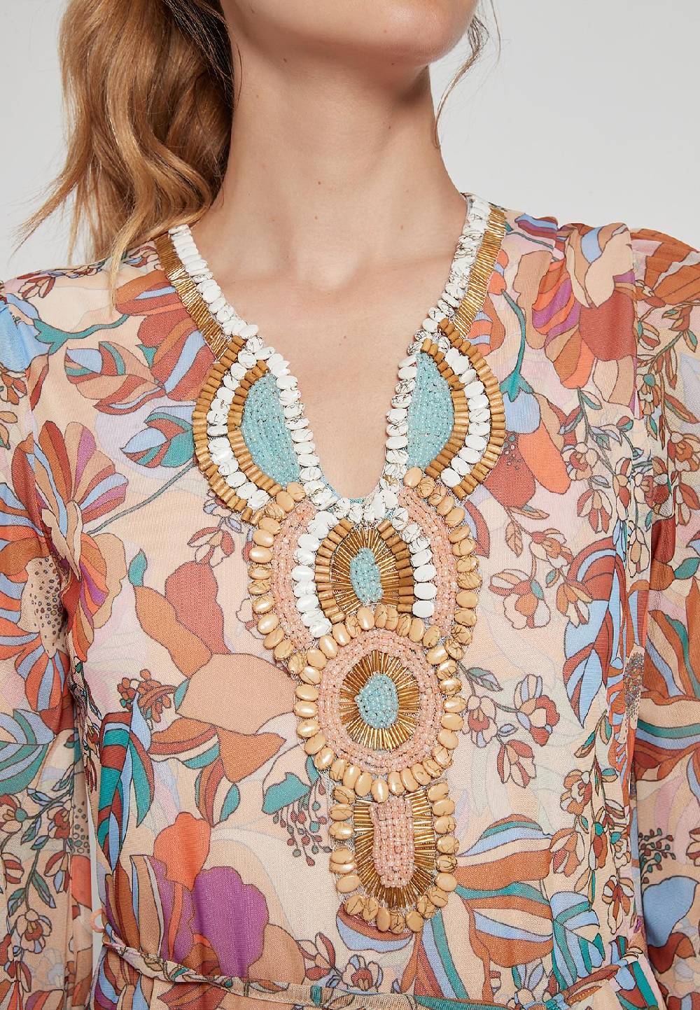 Ana Alcazar Kaftankleid Femany