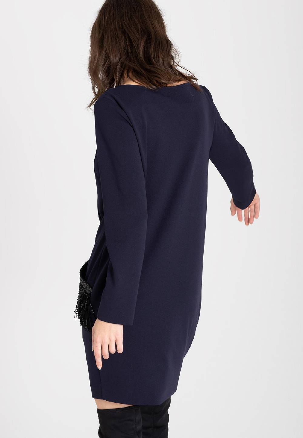 Ana Alcazar Kleid Mit Taschen Wafry Blau