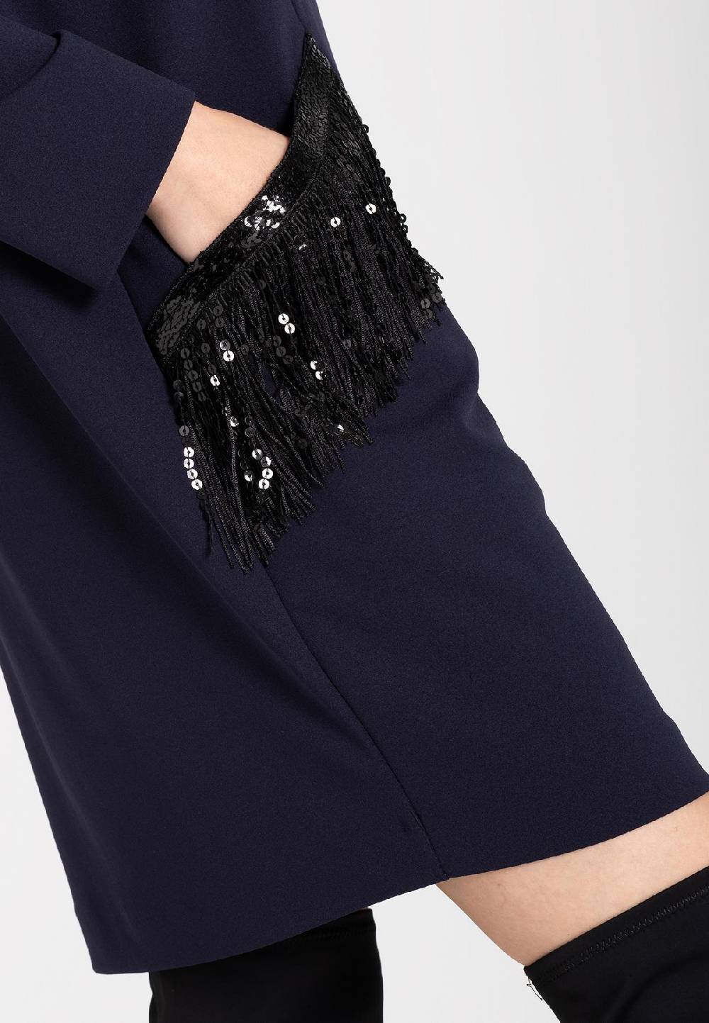 Ana Alcazar Kleid Mit Taschen Wafry Blau