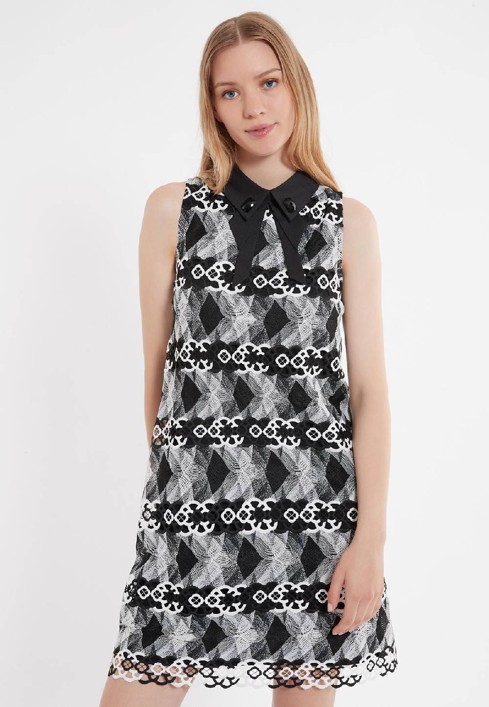 Ana Alcazar Kragen Kleid Zeby