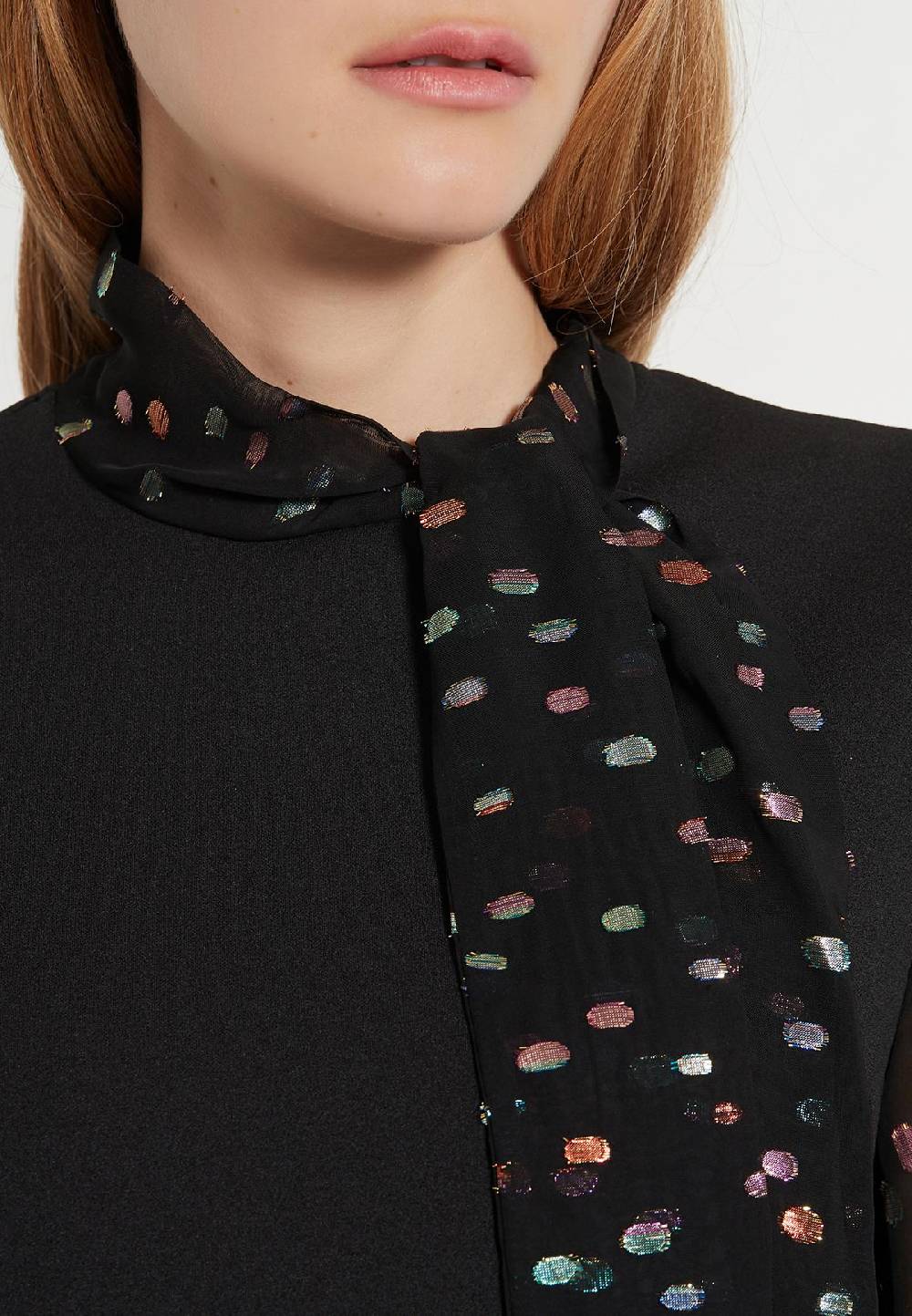 Ana Alcazar Krawattenkleid Ecosi