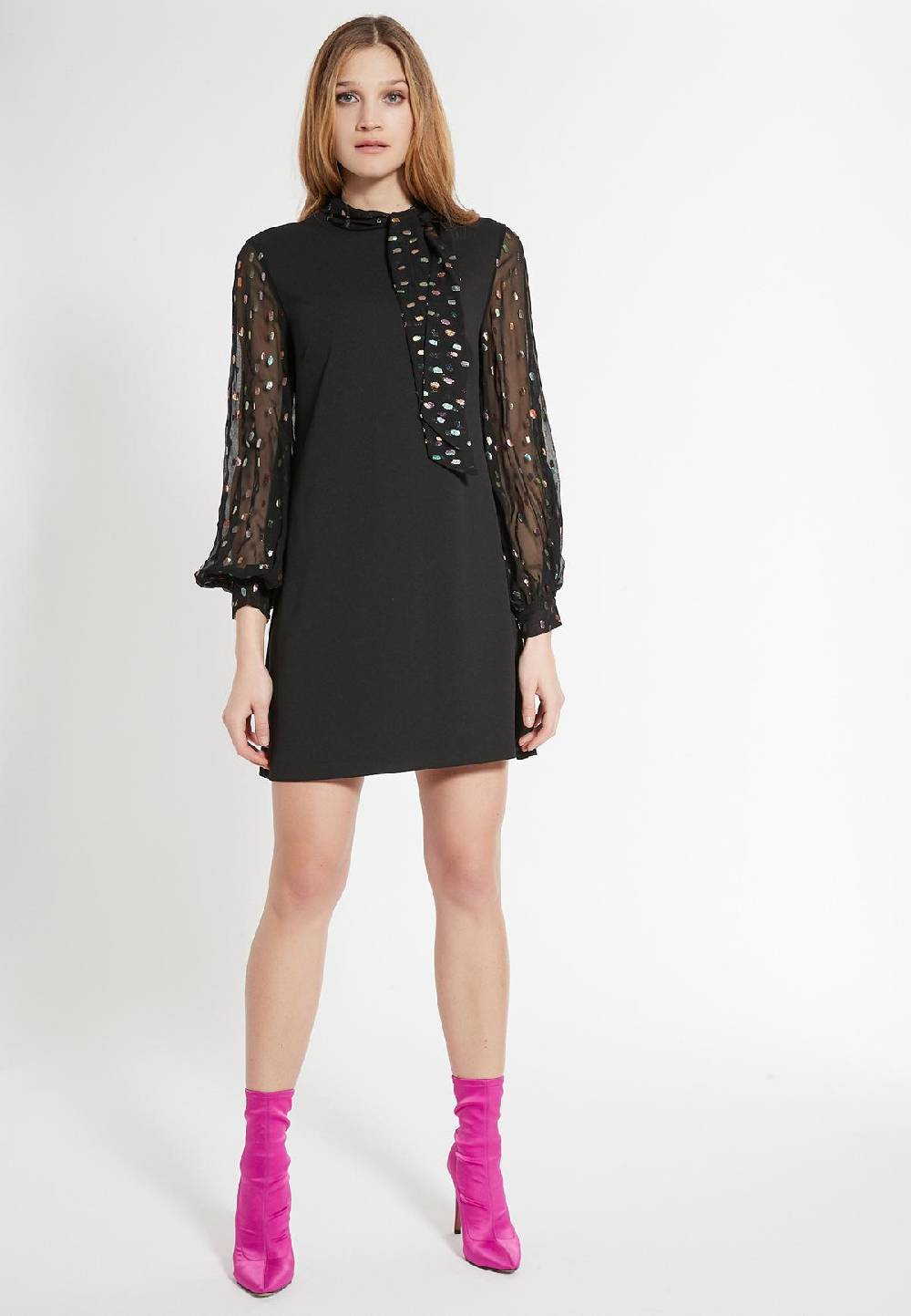 Ana Alcazar Krawattenkleid Ecosi