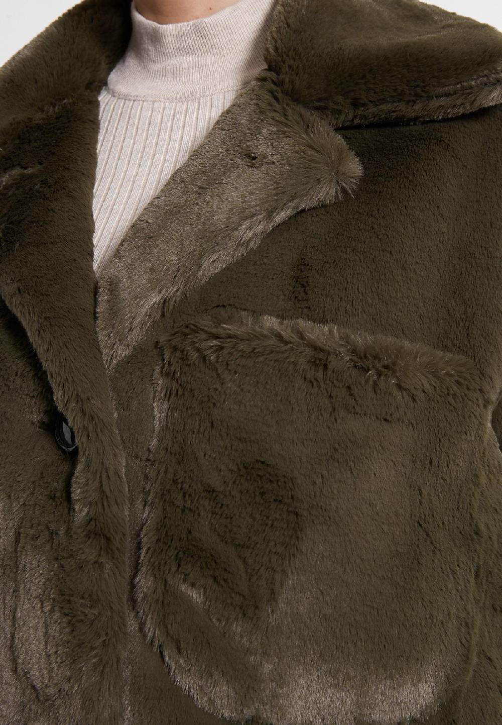 Ana Alcazar Kunstpelzmantel Habesa