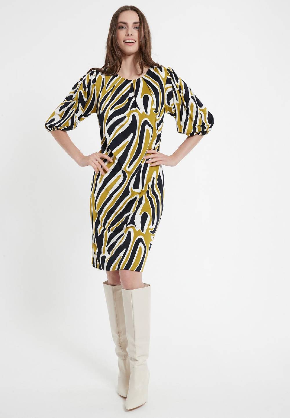 Ana Alcazar Kurzarmkleid Cedie