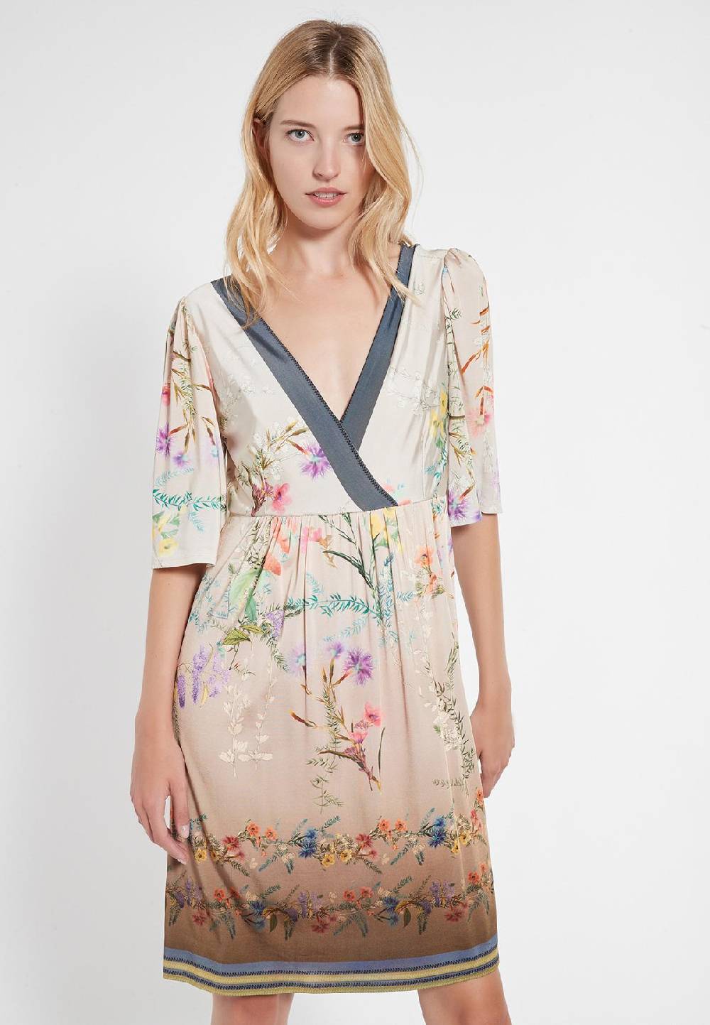 Ana Alcazar Kurzarmkleid Celba