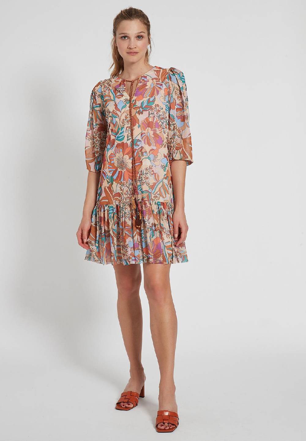 Ana Alcazar Kurzarmkleid Femka