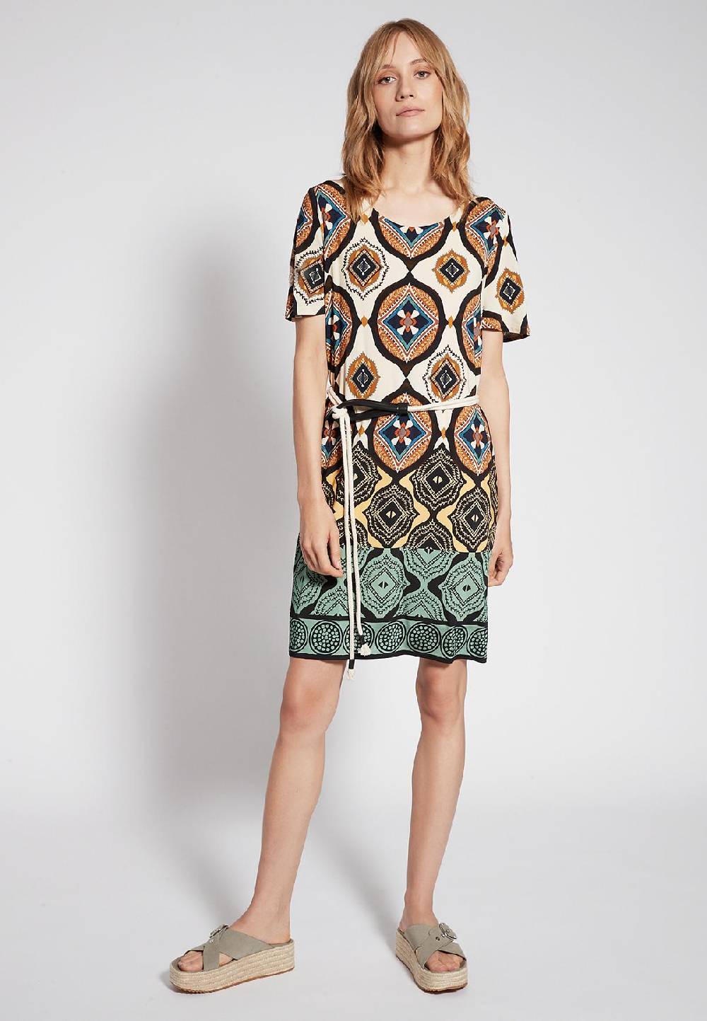 Ana Alcazar Kurzarmkleid Fesane